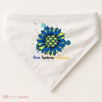 Down Syndrome Awareness Sunflower USA-Made Doggie Bandana thumb 0