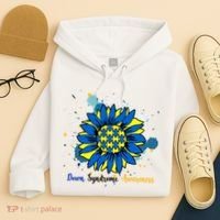 Down Syndrome Awareness Sunflower Hoodie thumb 4