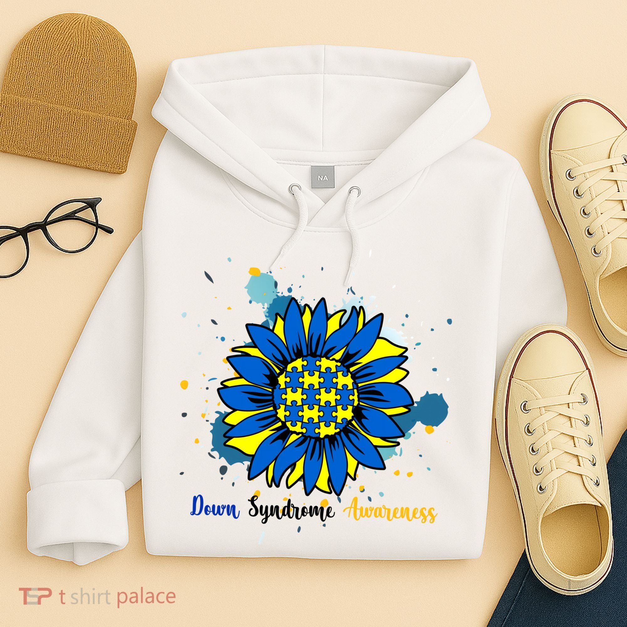 Down Syndrome Awareness Sunflower Hoodie