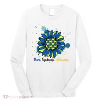 Down Syndrome Awareness Sunflower Long Sleeve Shirt thumb 0