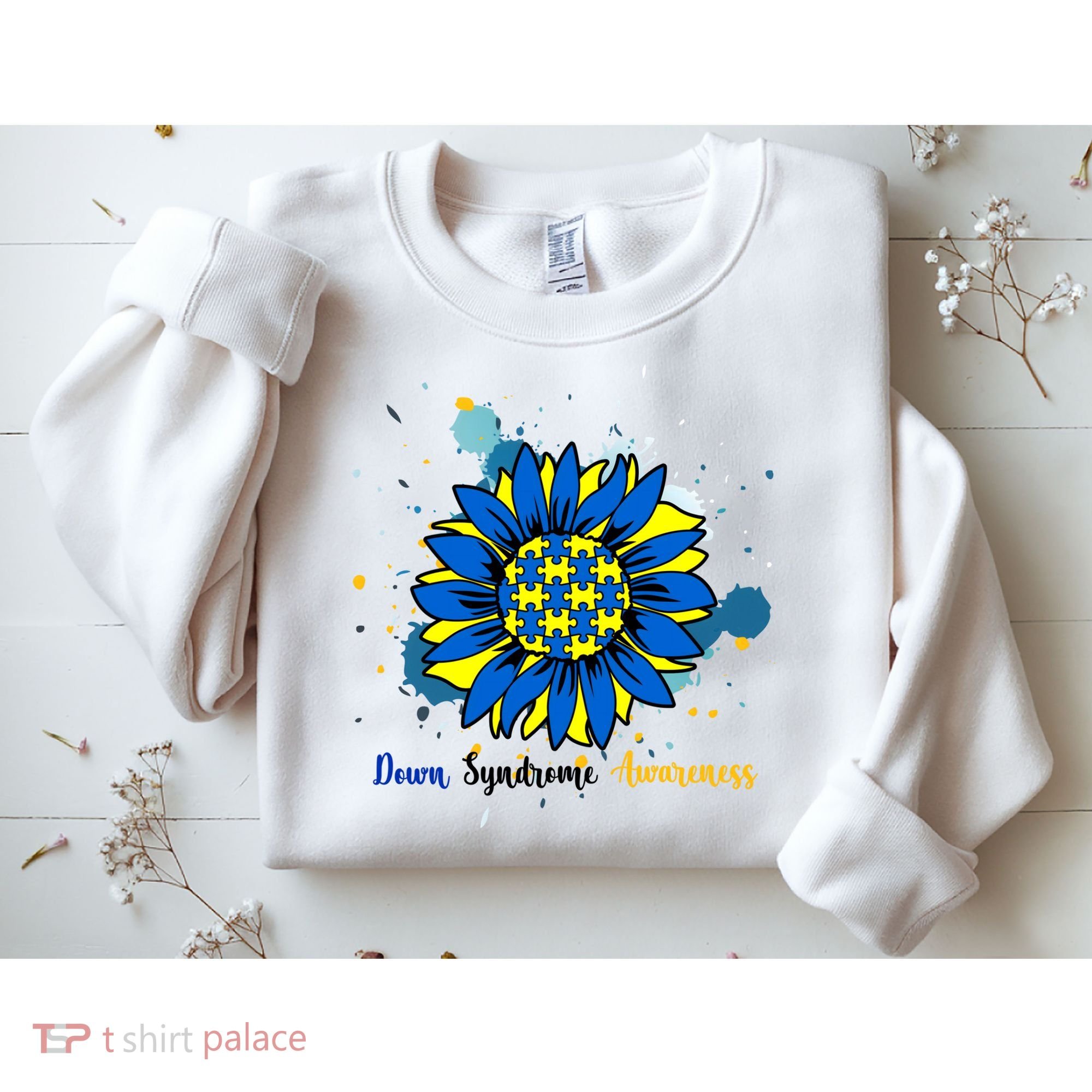 Down Syndrome Awareness Sunflower Sweatshirt