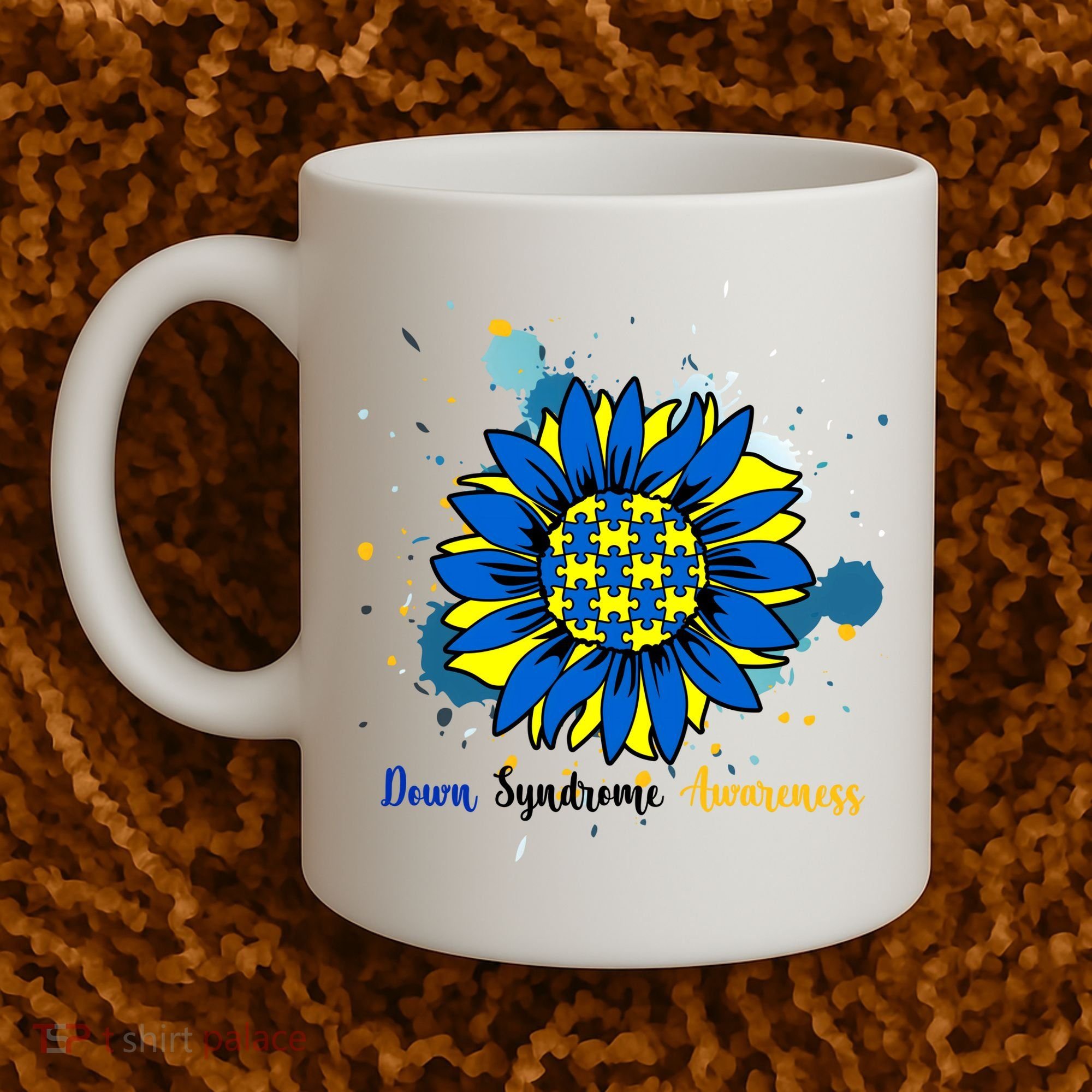 Down Syndrome Awareness Sunflower Coffee Mug