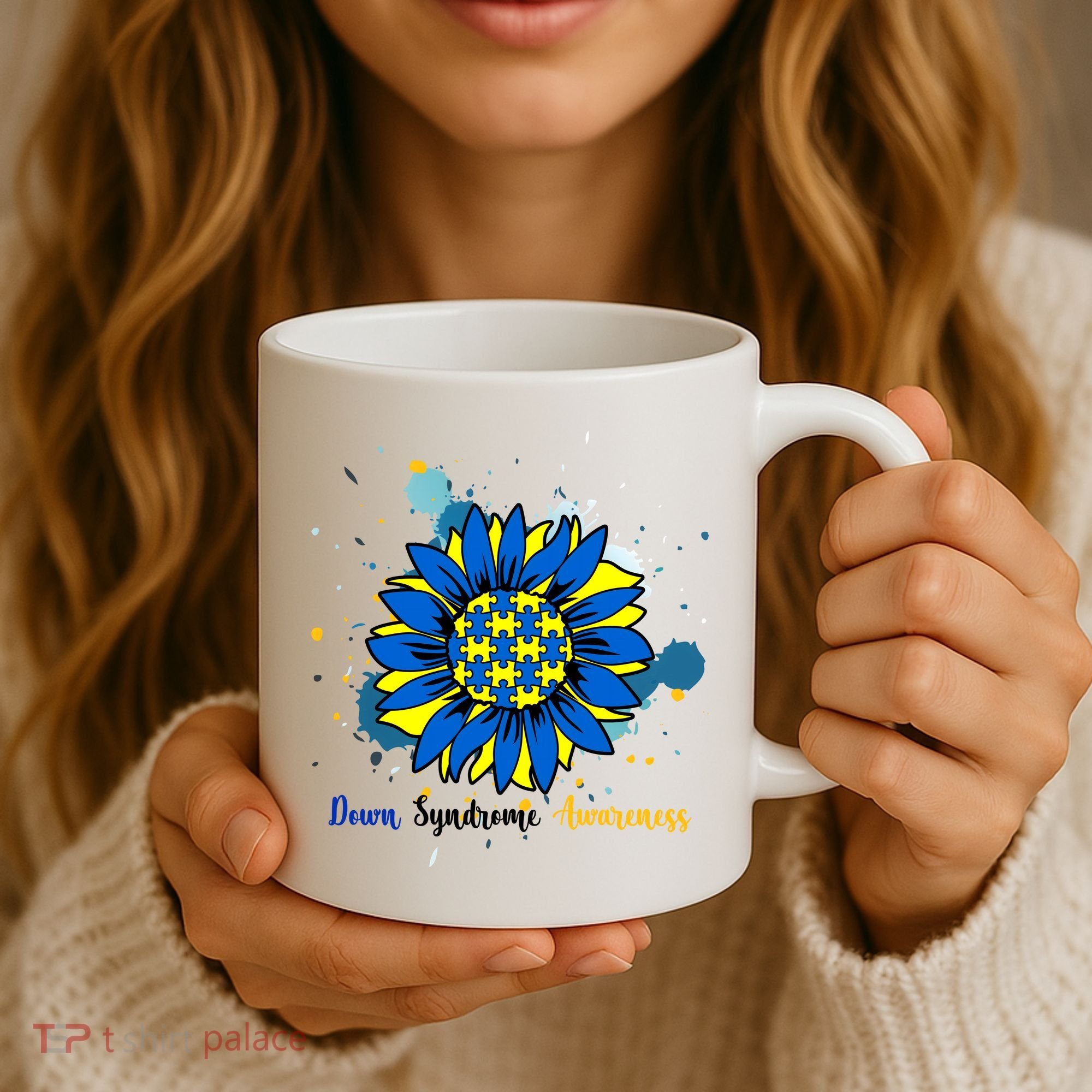 Down Syndrome Awareness Sunflower Coffee Mug