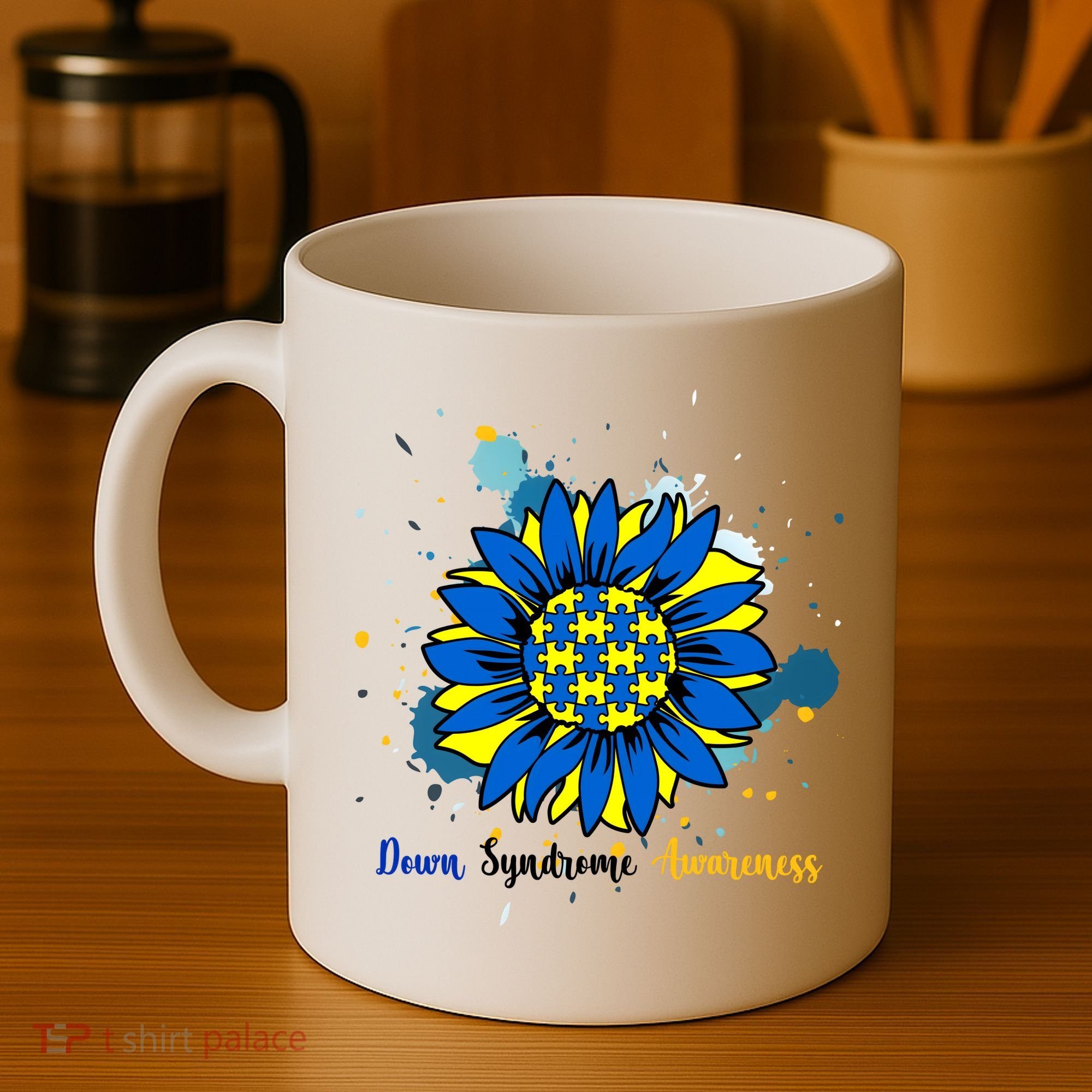 Down Syndrome Awareness Sunflower Coffee Mug