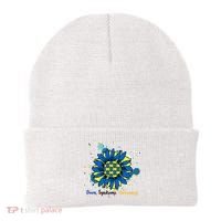 Down Syndrome Awareness Sunflower Beanie thumb 0