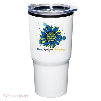 Down Syndrome Awareness Sunflower Tumbler