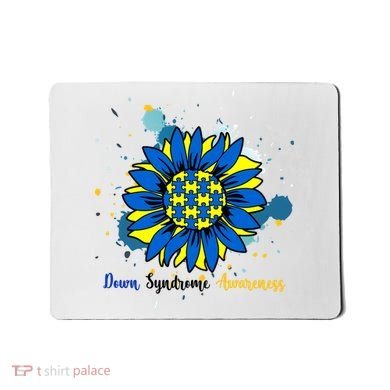 Down Syndrome Awareness Sunflower Mousepad