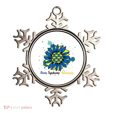 Down Syndrome Awareness Sunflower Ornament