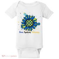 Down Syndrome Awareness Sunflower Baby Bodysuit thumb 0