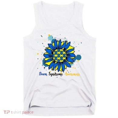 Down Syndrome Awareness Sunflower Tank Top