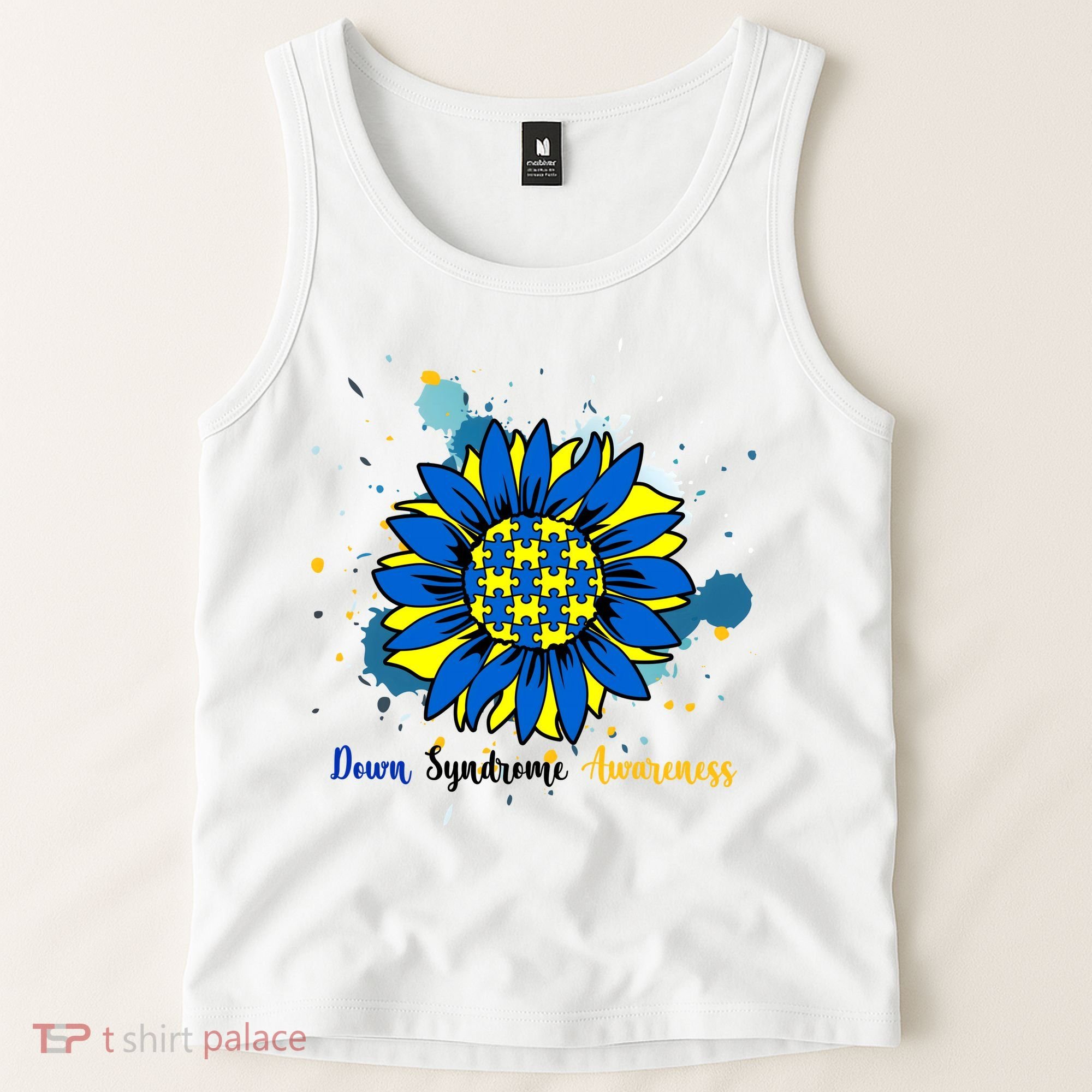 Down Syndrome Awareness Sunflower Tank Top