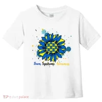 Down Syndrome Awareness Sunflower Toddler T-Shirt thumb 0