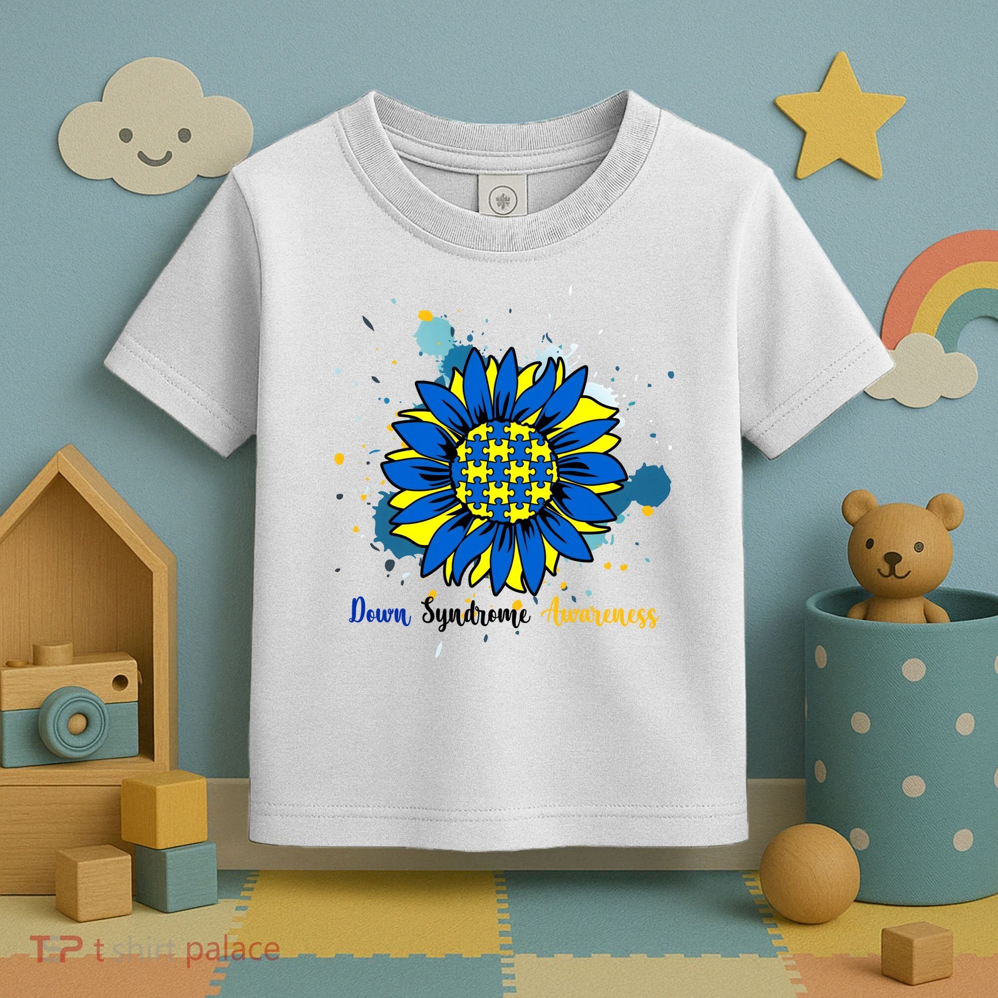 Down Syndrome Awareness Sunflower Toddler T-Shirt