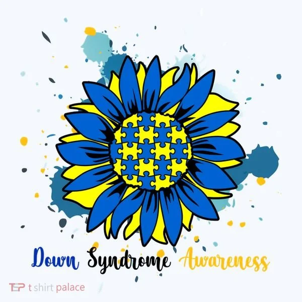 Down Syndrome Awareness Sunflower Women's T-Shirt