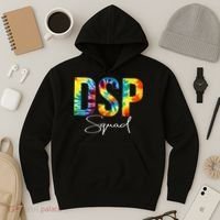 DSP Squad Appreciation Day Tie Dye For Women For Work Hoodie thumb 3