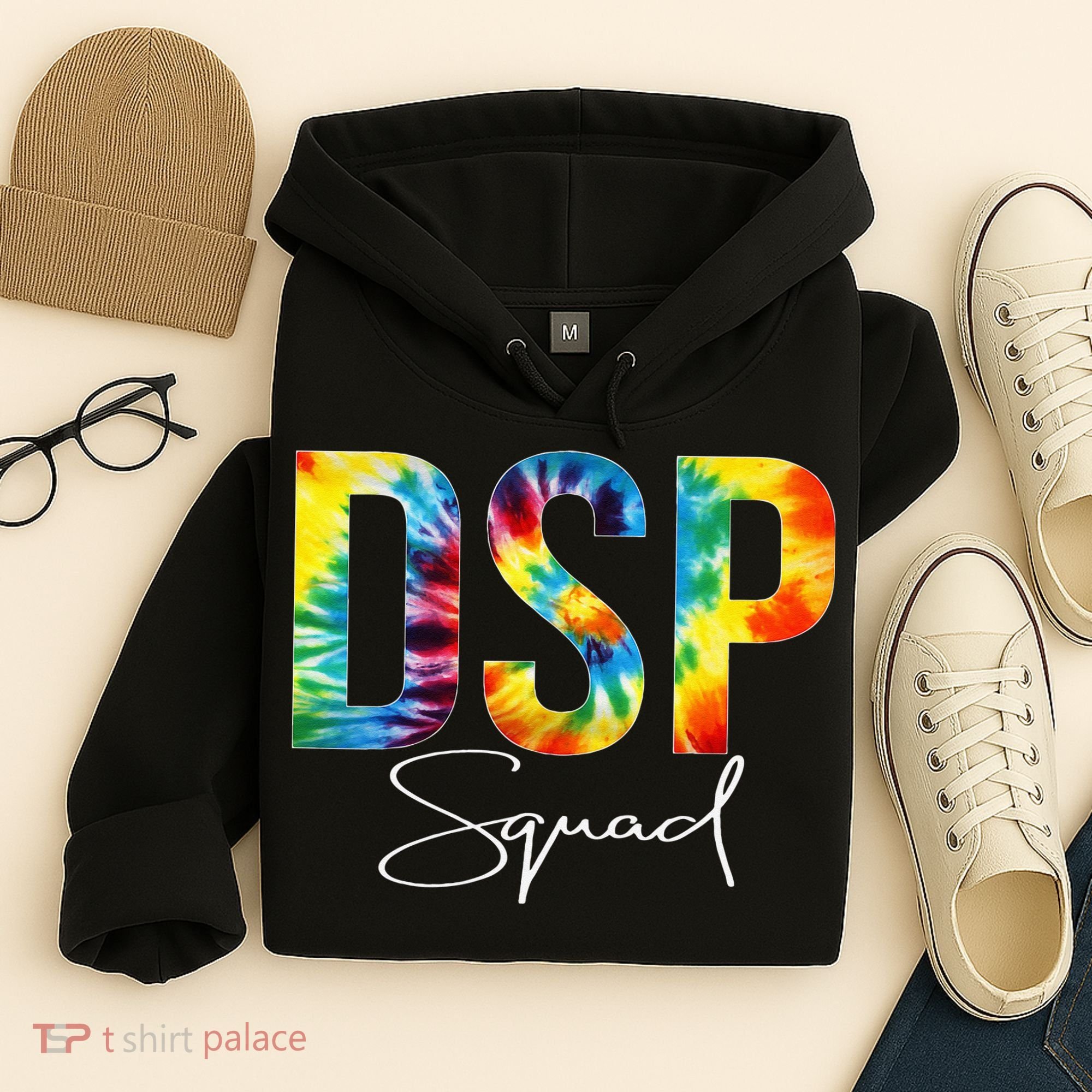 DSP Squad Appreciation Day Tie Dye For Women For Work Hoodie