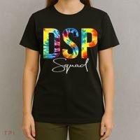 DSP Squad Appreciation Day Tie Dye For Women For Work T-Shirt thumb 4