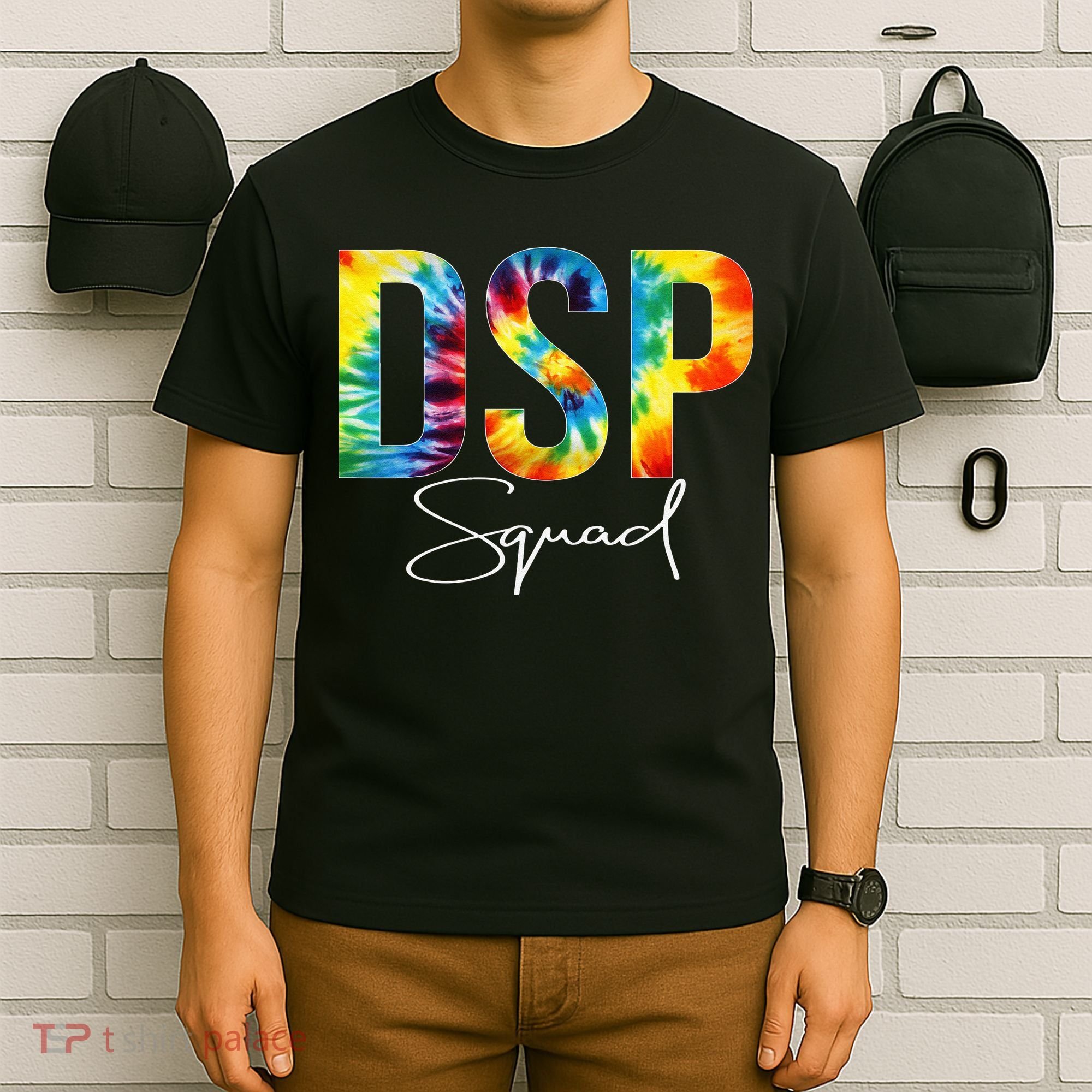 DSP Squad Appreciation Day Tie Dye For Women For Work T-Shirt