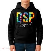 DSP Squad Appreciation Day Tie Dye For Women For Work Kids Hoodie thumb 4