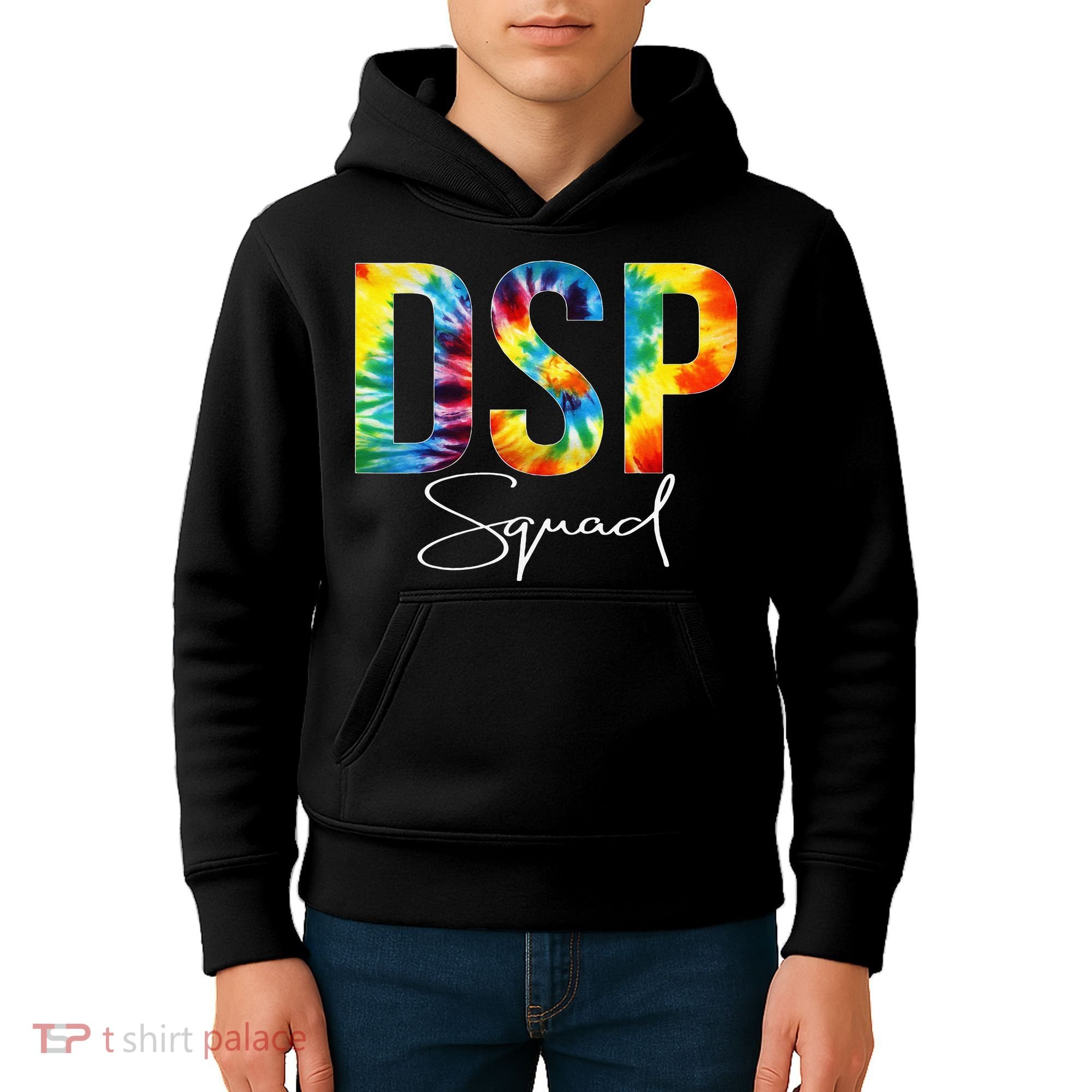 DSP Squad Appreciation Day Tie Dye For Women For Work Kids Hoodie