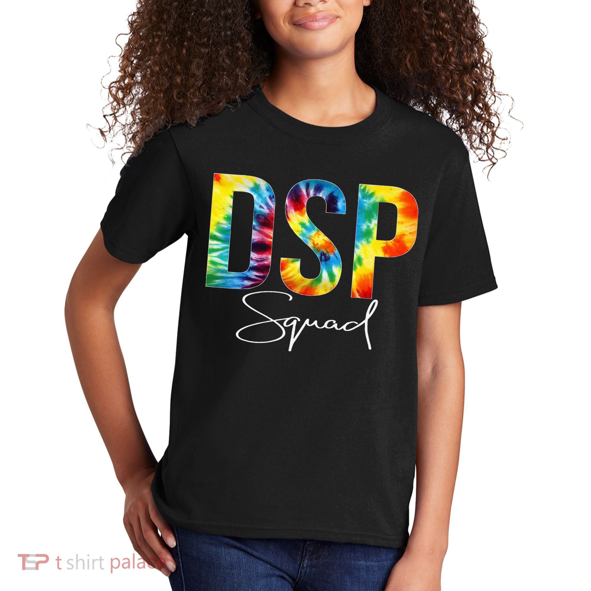 DSP Squad Appreciation Day Tie Dye For Women For Work Kids T-Shirt