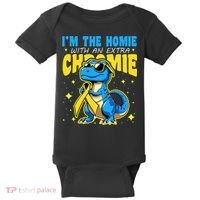 Down Syndrome Awareness Im The Homie With An Extra Chromie Baby Bodysuit thumb 0