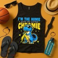 Down Syndrome Awareness Im The Homie With An Extra Chromie Tank Top thumb 4