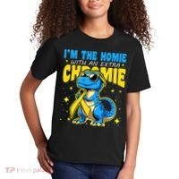 Down Syndrome Awareness Im The Homie With An Extra Chromie Kids T-Shirt thumb 2