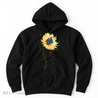 Down Syndrome Awareness Sunflower Butterfly Hoodie thumb 0
