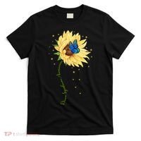 Down Syndrome Awareness Sunflower Butterfly T-Shirt thumb 0