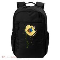 Down Syndrome Awareness Sunflower Butterfly Backpack thumb 0
