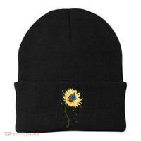 Down Syndrome Awareness Sunflower Butterfly Beanie thumb 0