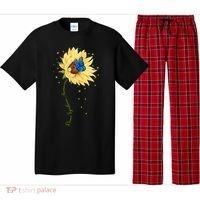Down Syndrome Awareness Sunflower Butterfly Pajama Set thumb 0