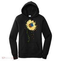 Down Syndrome Awareness Sunflower Butterfly Women's Hoodie thumb 0