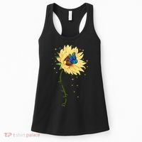 Down Syndrome Awareness Sunflower Butterfly Women's Tank Top thumb 0