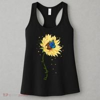 Down Syndrome Awareness Sunflower Butterfly Women's Tank Top thumb 3