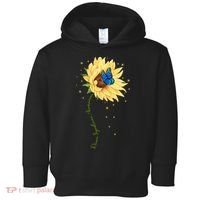 Down Syndrome Awareness Sunflower Butterfly Toddler Hoodie thumb 0