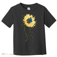 Down Syndrome Awareness Sunflower Butterfly Toddler T-Shirt thumb 0