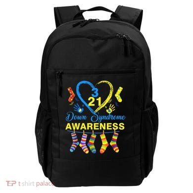 Down Syndrome Awareness Colorful Socks Backpack