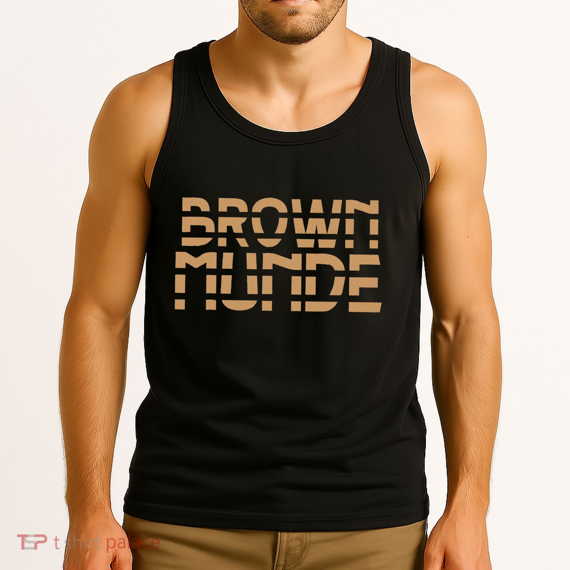 Desi South Asian Brown Munde Indian Tank Top