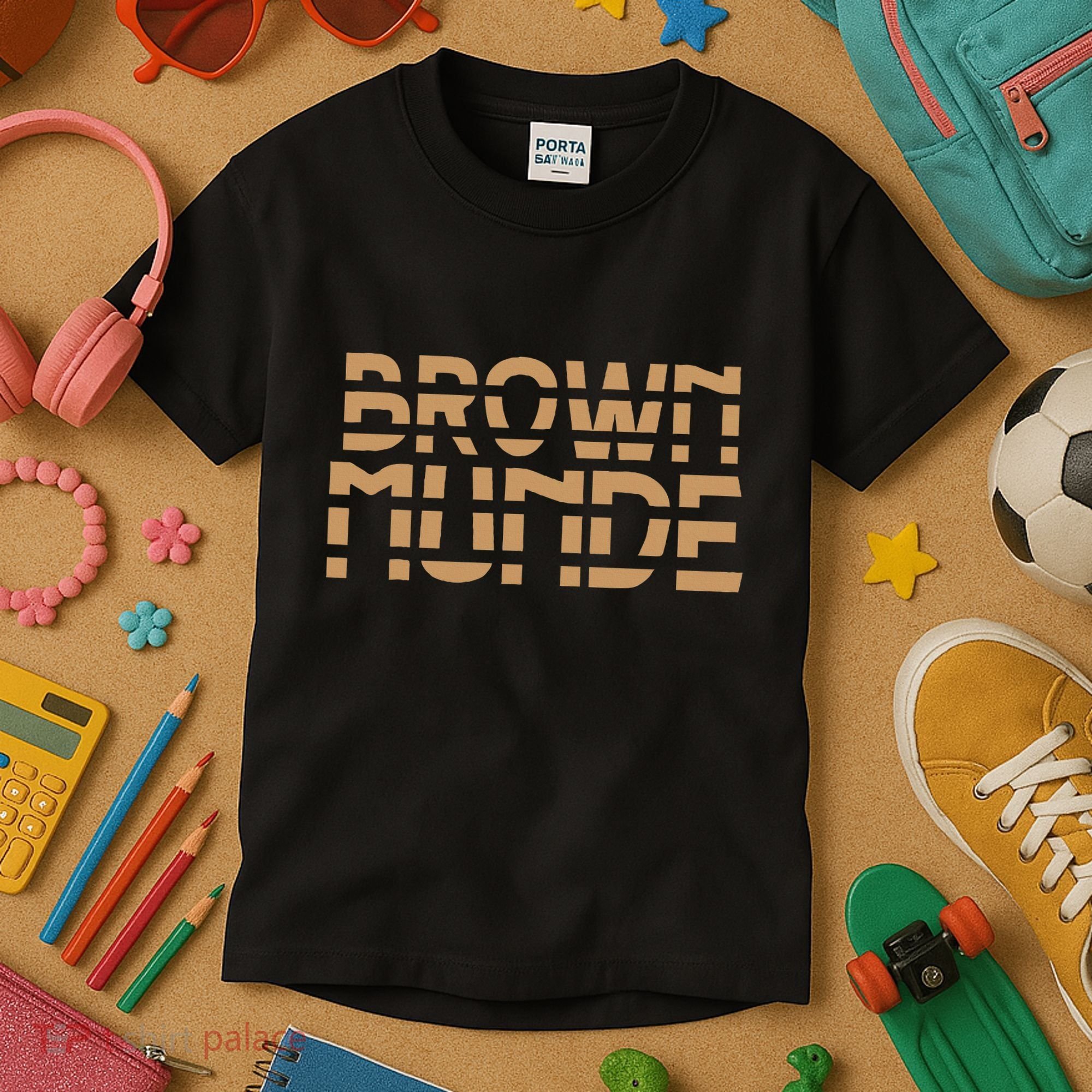 Desi South Asian Brown Munde Indian Kids T-Shirt
