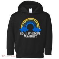 Down Syndrome Awareness Rainbow Toddler Hoodie thumb 0