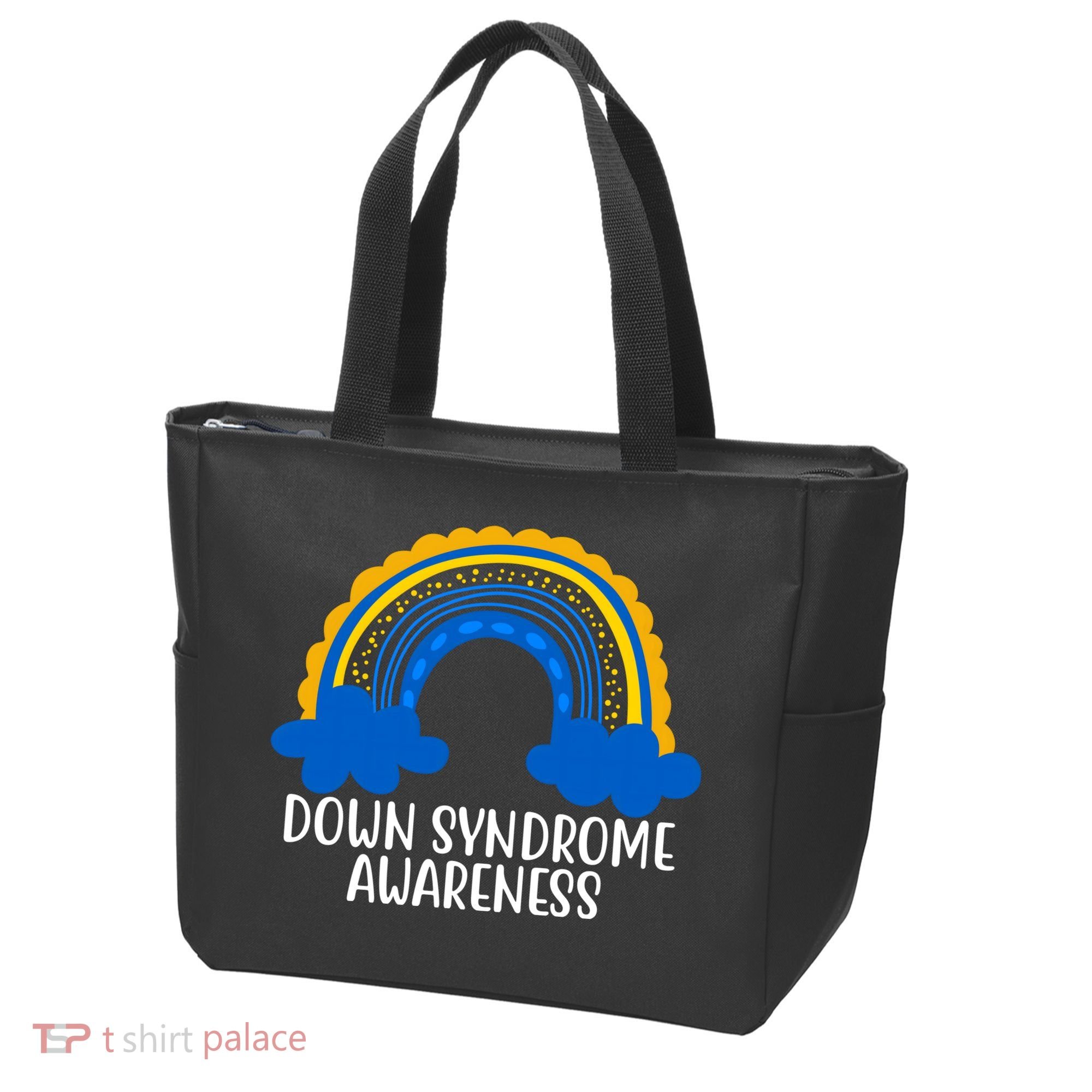 Down Syndrome Awareness Rainbow Tote Bag