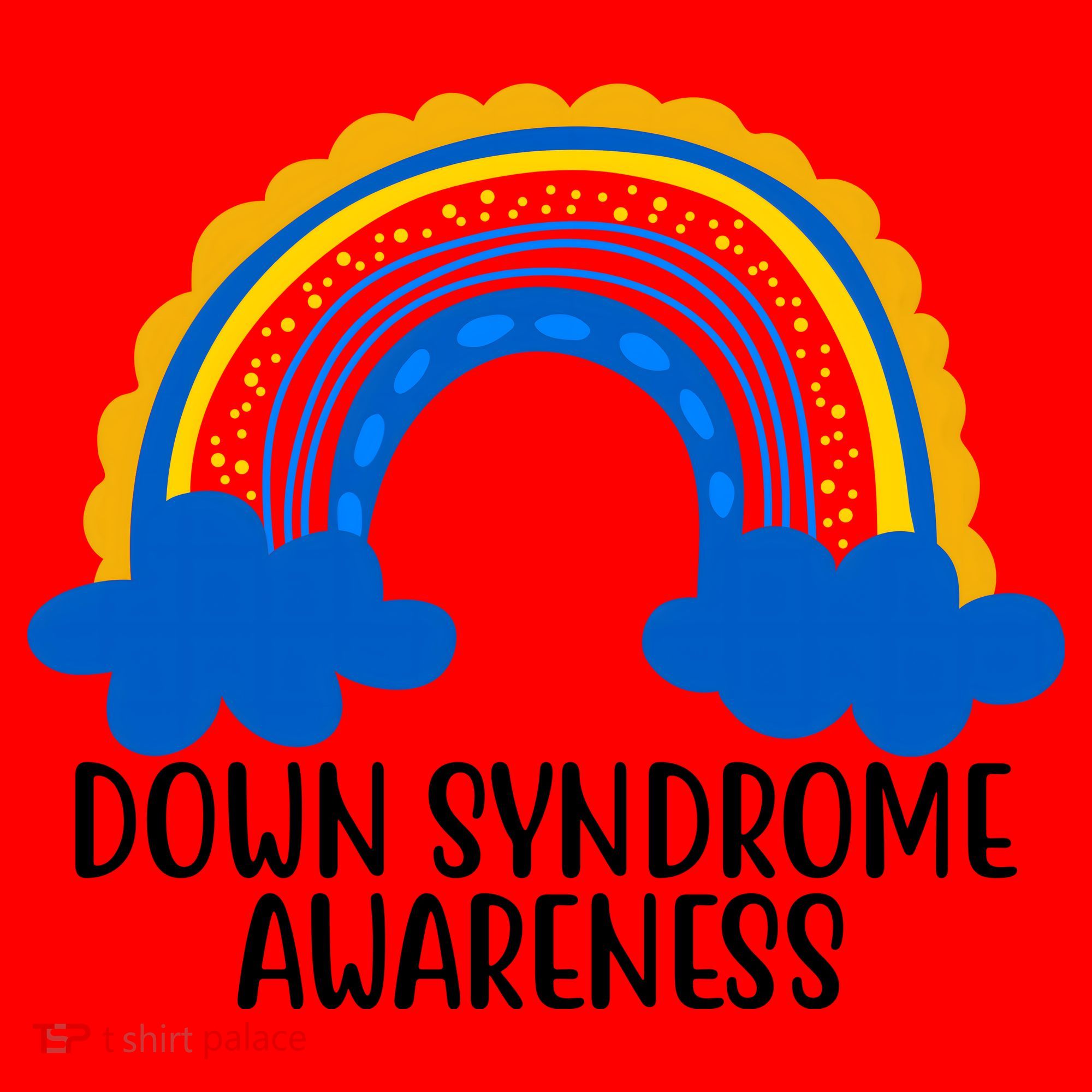 Down Syndrome Awareness Rainbow Santa Hat