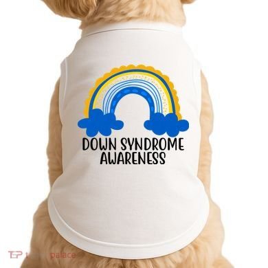 Down Syndrome Awareness Rainbow Doggie Tank