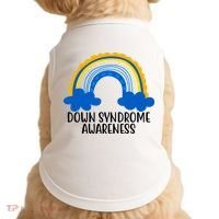 Down Syndrome Awareness Rainbow Doggie Tank thumb 0