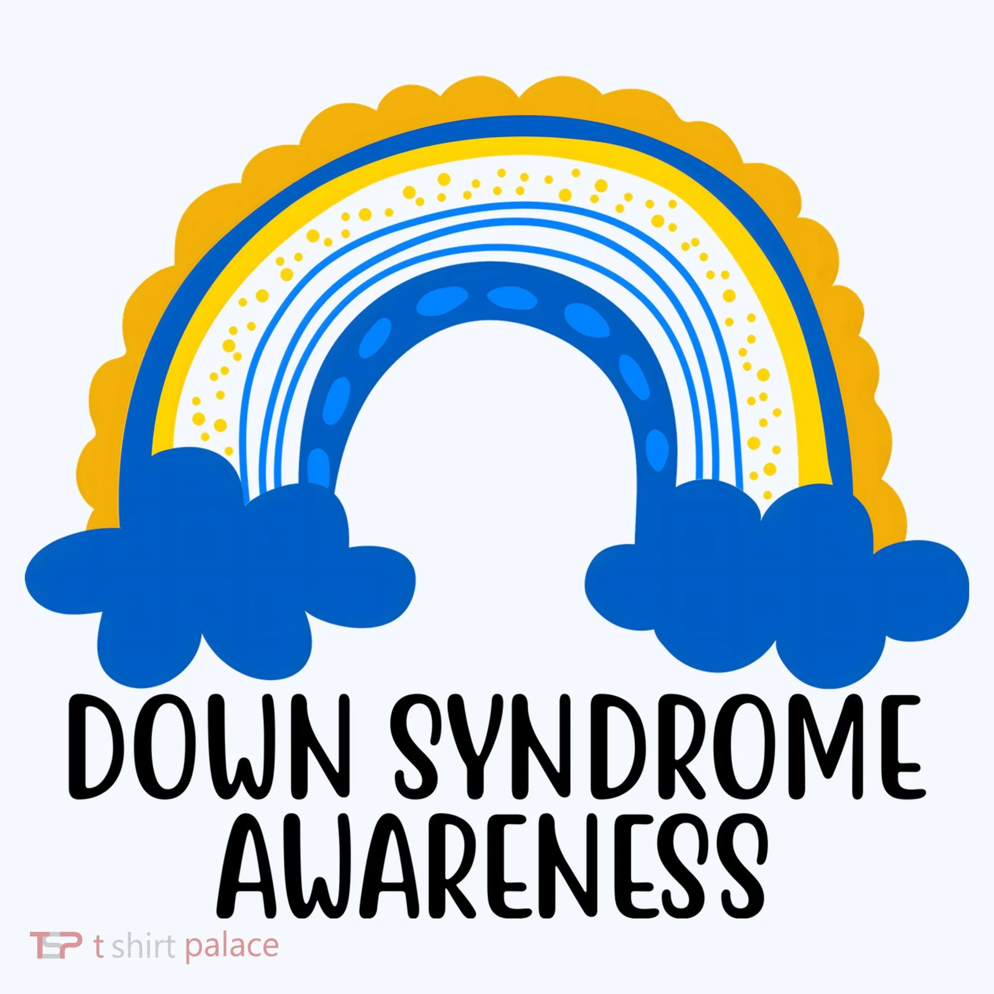 Down Syndrome Awareness Rainbow Doggie Tank