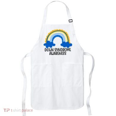 Down Syndrome Awareness Rainbow Apron