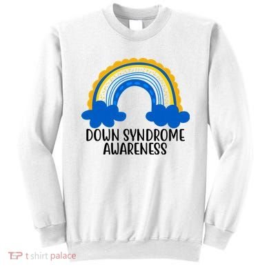 Down Syndrome Awareness Rainbow Sweatshirt
