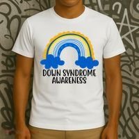 Down Syndrome Awareness Rainbow T-Shirt thumb 3